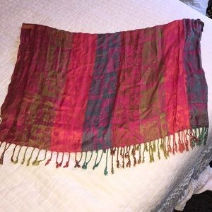 Vintage, beautiful, colorful scarf/shawl